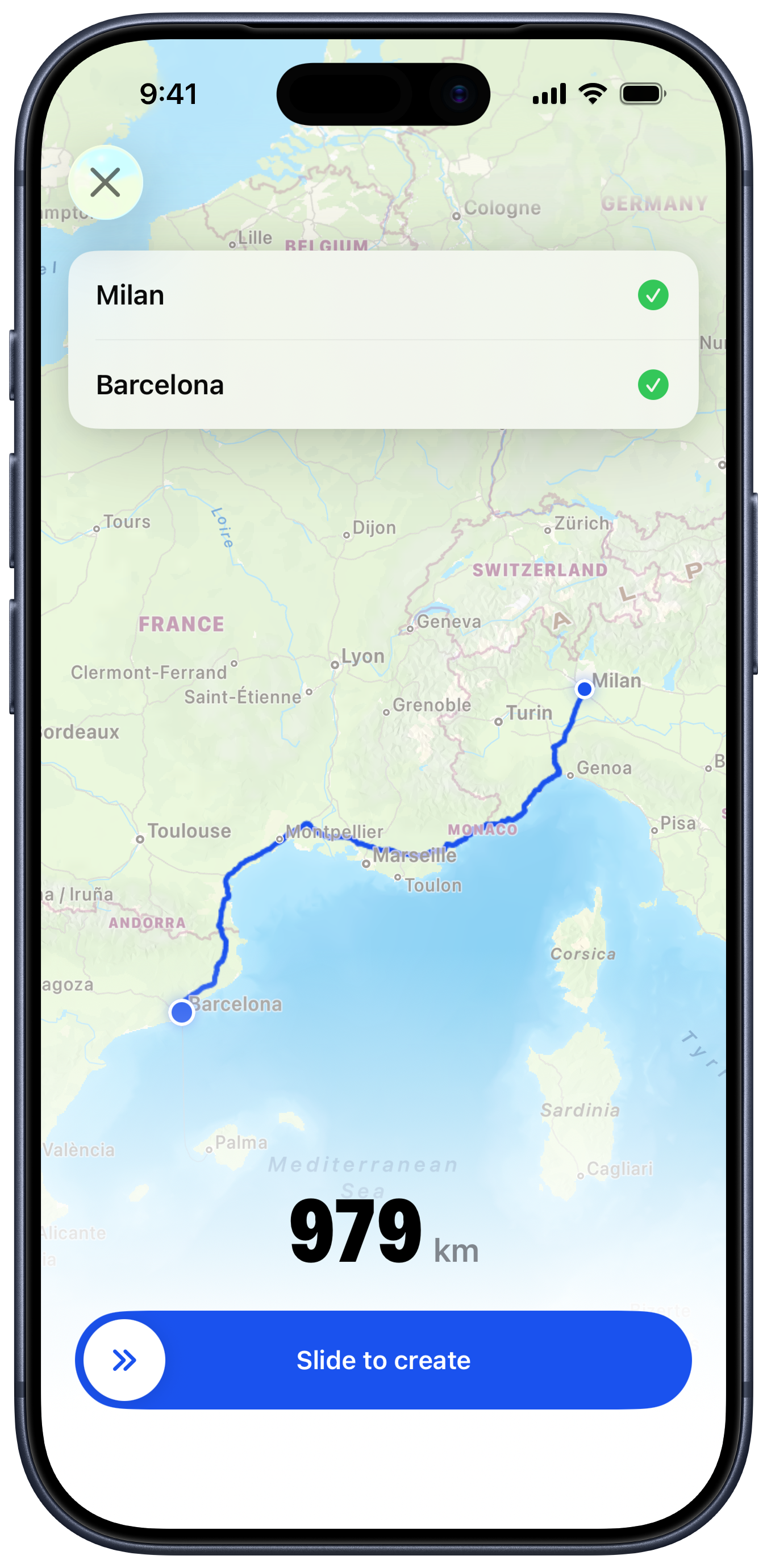 Create a route